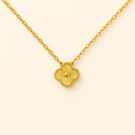 CLOVER | GOLD NECKLACE