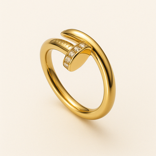 DELUXE GOLD NAIL RING