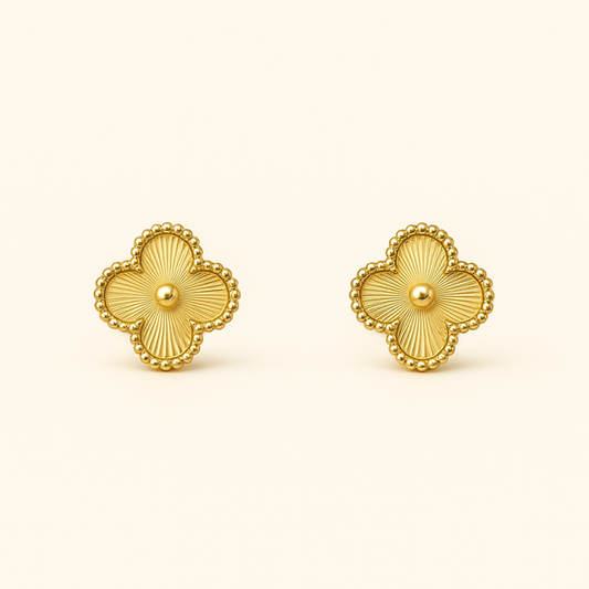 CLOVER | GOLD EARRINGS
