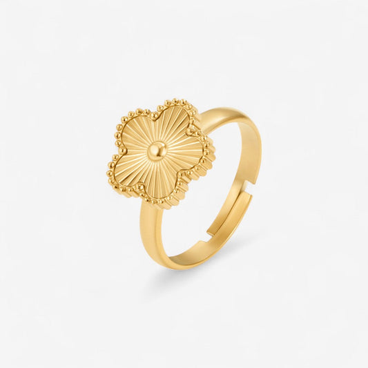 Golden Clover Ring